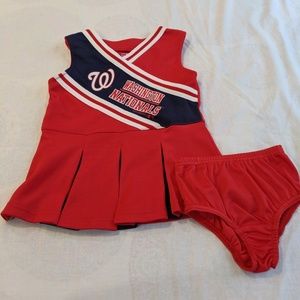 Washington Nationals MLB cheerleading outfit